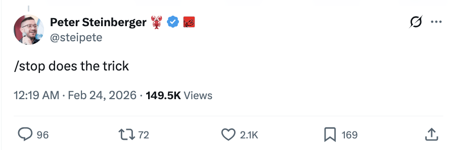  凌晨断电自救！Meta安全高管惨遭OpenClaw清空邮件，马斯克毒舌嘲讽：猴子拿步枪 新闻