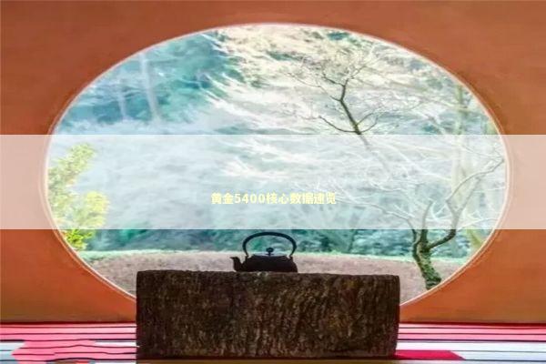 黄金5400核心数据速览 新闻