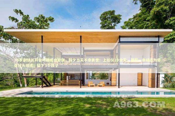 36岁副镇长开会时脑出血晕倒，除夕当天不幸离世：上任仅10余天，最后一条动态为督促社火排练，留下3个孩子 新闻